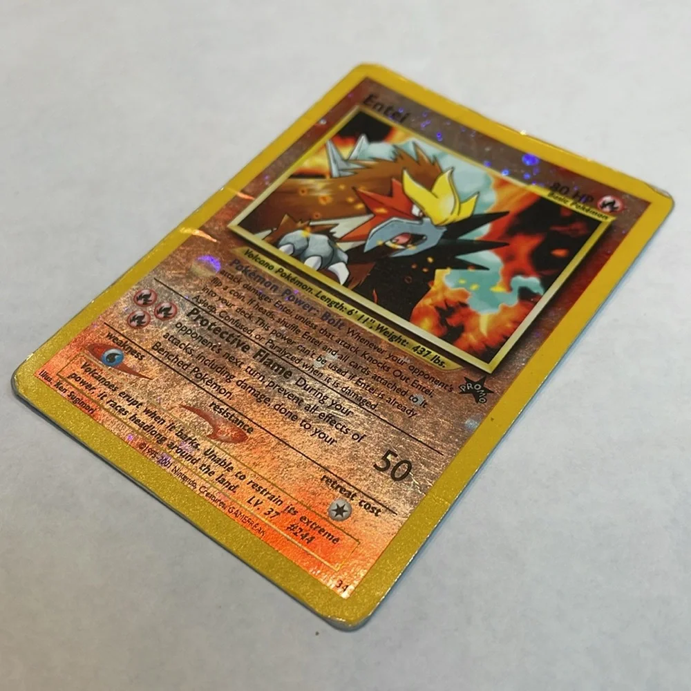 Entei #34 Pokemon Promo Reverse Holo - Picture 5 of 12